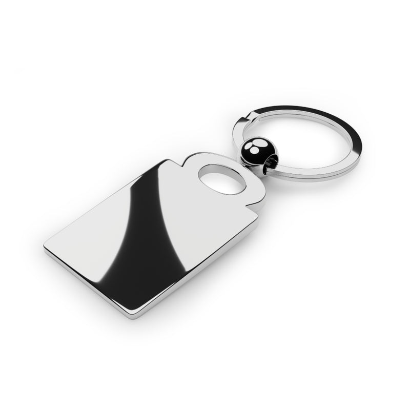 B Great Rectangle Keyring