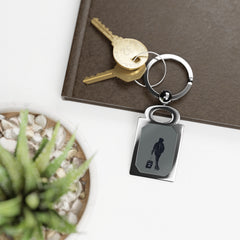 Travel Vibes Rectangle  Keyring