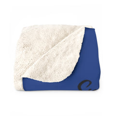 “Best Part of My Day” Sherpa Blanket (blue): Unmatched Coziness