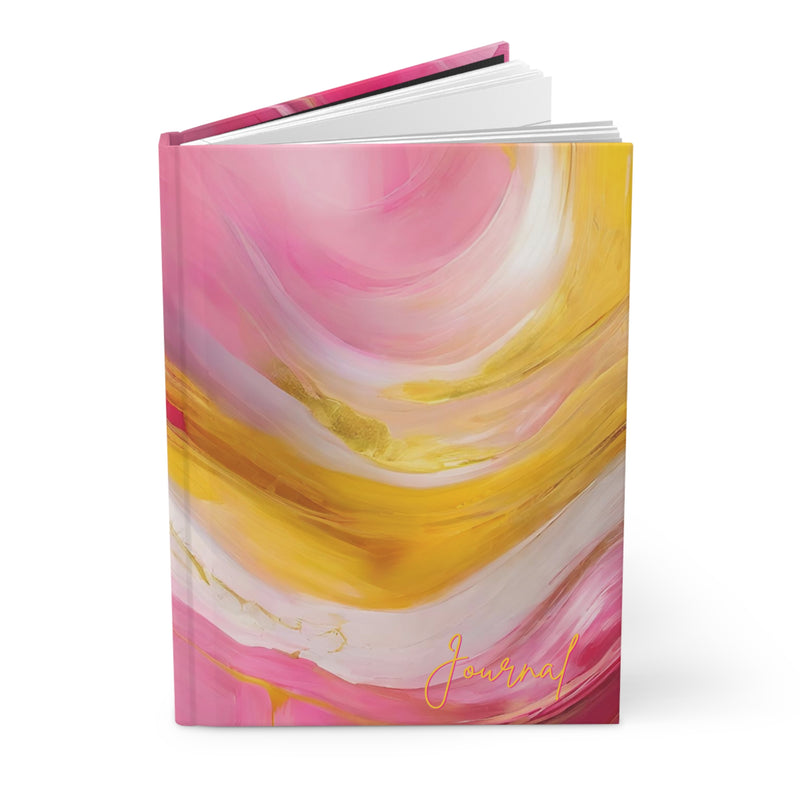 Pink and Gold Journal