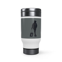 Travel Vibes Stainless Steel Travel Mug with Handle, 14oz