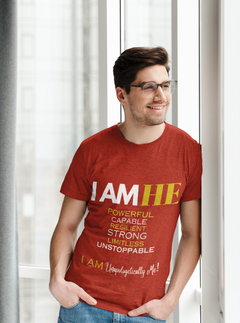 I AM HE  Inspirational Performance Tee