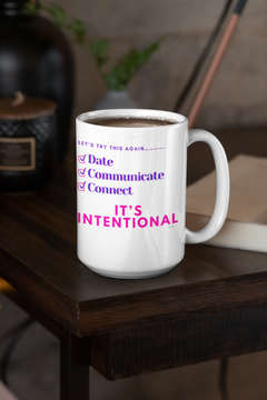 It’s Intentional” Marriage Checklist Mug - Sip Your Way to Lasting Love