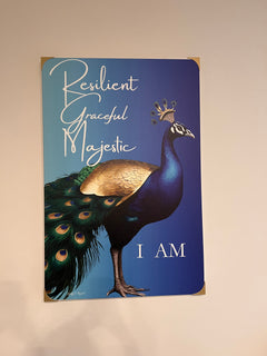 Majestic Peacock Canvas Picture 32 x 48