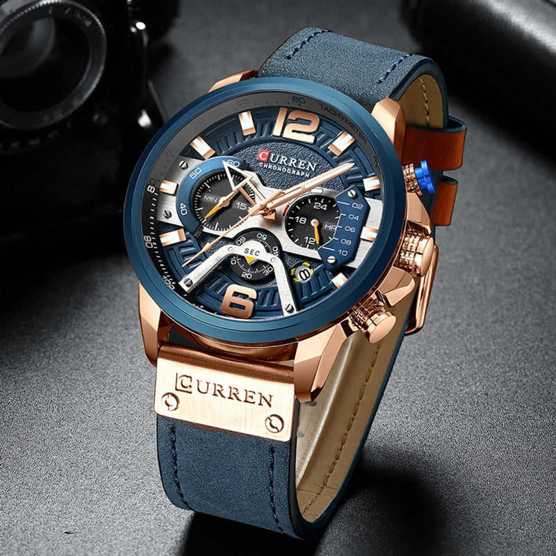 Vanguard Chrono Leather Wristwatch